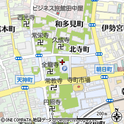 島根県松江市寺町北寺町周辺の地図