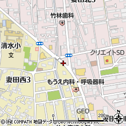 神奈川県厚木市妻田北1丁目19周辺の地図