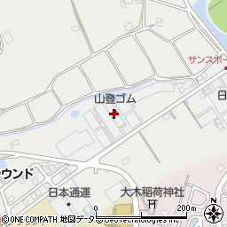 株式会社山登ゴム　山之上倉庫周辺の地図