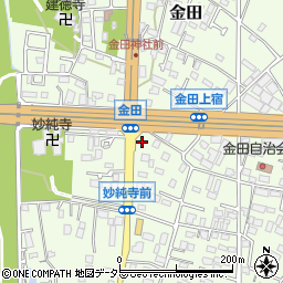 神奈川県厚木市金田469周辺の地図
