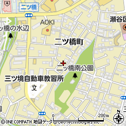 神奈川県横浜市瀬谷区二ツ橋町108-39周辺の地図