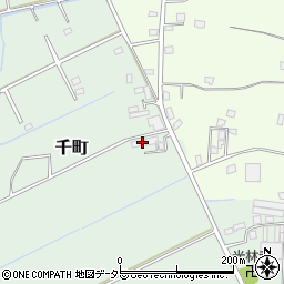 千葉県茂原市千町3430周辺の地図