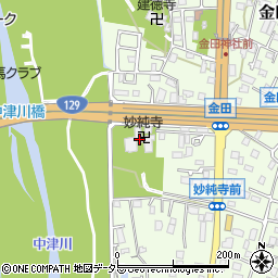 妙純寺周辺の地図