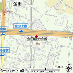 神奈川県厚木市金田688周辺の地図