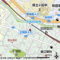 神奈川県横浜市保土ケ谷区仏向町209周辺の地図