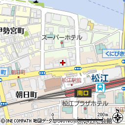 富国生命保険相互会社　松江支社周辺の地図