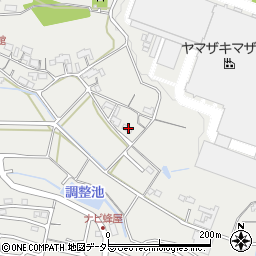 岐阜県美濃加茂市蜂屋町伊瀬438周辺の地図