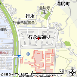 京都府舞鶴市行永桜通り周辺の地図