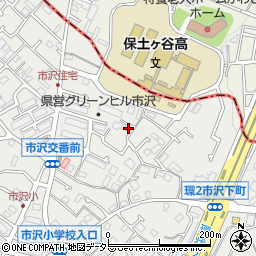 神奈川県横浜市旭区市沢町118-10周辺の地図