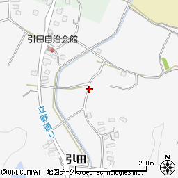千葉県市原市引田周辺の地図