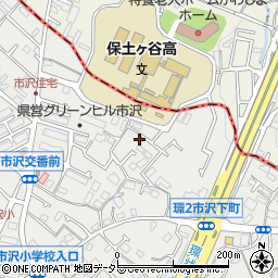 神奈川県横浜市旭区市沢町140-4周辺の地図