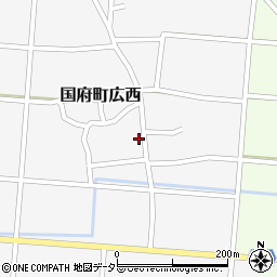 鳥取県鳥取市国府町広西211-4周辺の地図