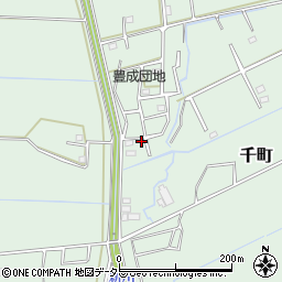 千葉県茂原市千町641周辺の地図