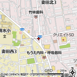 神奈川県厚木市妻田北1丁目19-3周辺の地図