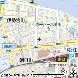 島根県松江市朝日町489周辺の地図