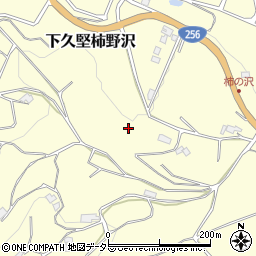 長野県飯田市下久堅柿野沢周辺の地図