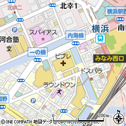 ビックカメラアウトレット横浜ビブレ店周辺の地図