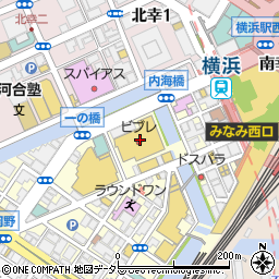 ムラサキスポーツ横浜ビブレ店周辺の地図