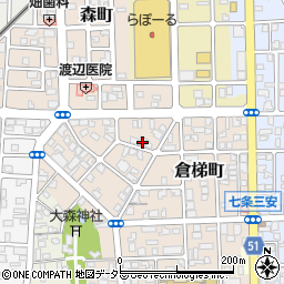 京都府舞鶴市倉梯町9-14周辺の地図
