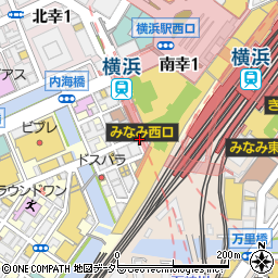 神奈川県横浜市西区南幸1丁目周辺の地図