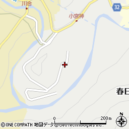 岐阜県揖斐郡揖斐川町春日小宮神1058周辺の地図