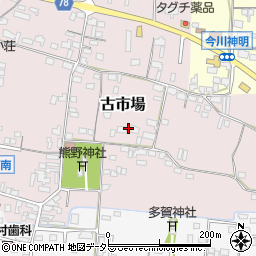 岐阜県岐阜市古市場周辺の地図