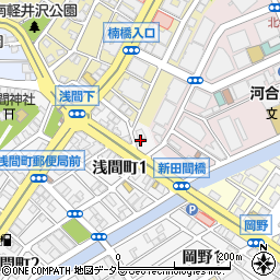 グリフィン横浜・ピュア周辺の地図