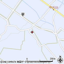 鳥取県西伯郡大山町平195周辺の地図
