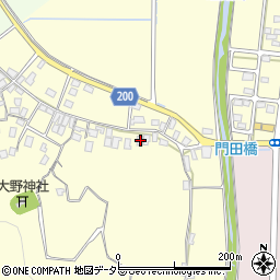 鳥取県東伯郡湯梨浜町門田317周辺の地図