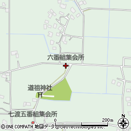 千葉県茂原市七渡3306周辺の地図