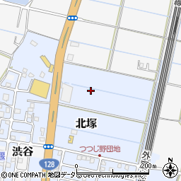千葉県茂原市北塚周辺の地図
