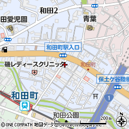 ステップ　和田町スクール周辺の地図