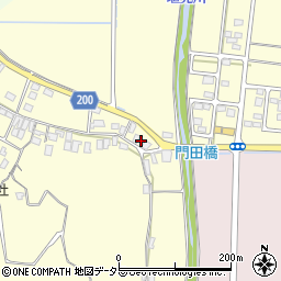 鳥取県東伯郡湯梨浜町門田312周辺の地図