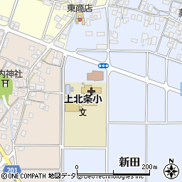 倉吉市立上北条小学校周辺の地図