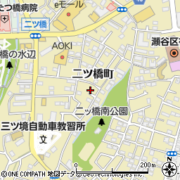 神奈川県横浜市瀬谷区二ツ橋町108周辺の地図
