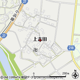 福井県三方上中郡若狭町上吉田周辺の地図