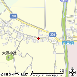 鳥取県東伯郡湯梨浜町門田318-2周辺の地図