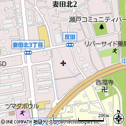 神奈川県厚木市妻田北2丁目2周辺の地図