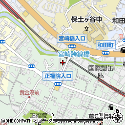 神奈川県横浜市保土ケ谷区仏向町208周辺の地図