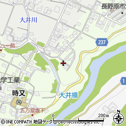 長野県飯田市時又188周辺の地図
