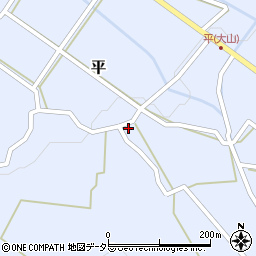 鳥取県西伯郡大山町平194周辺の地図