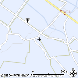 鳥取県西伯郡大山町平193-1周辺の地図