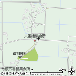 千葉県茂原市七渡3357-2周辺の地図