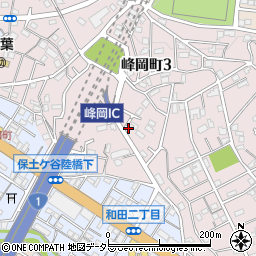 峰岡橋公園周辺の地図