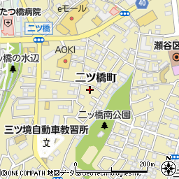 神奈川県横浜市瀬谷区二ツ橋町109-4周辺の地図