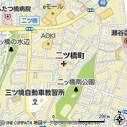 神奈川県横浜市瀬谷区二ツ橋町109-27周辺の地図