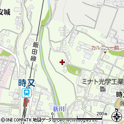 長野県飯田市時又599周辺の地図