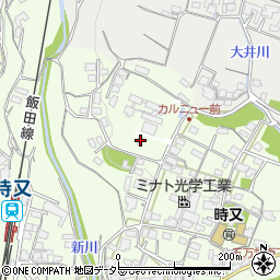 長野県飯田市時又266周辺の地図