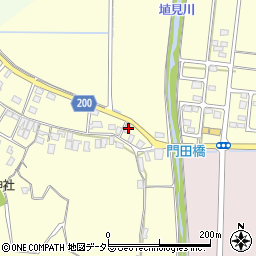 鳥取県東伯郡湯梨浜町門田300周辺の地図