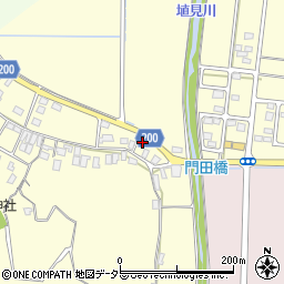 鳥取県東伯郡湯梨浜町門田300周辺の地図